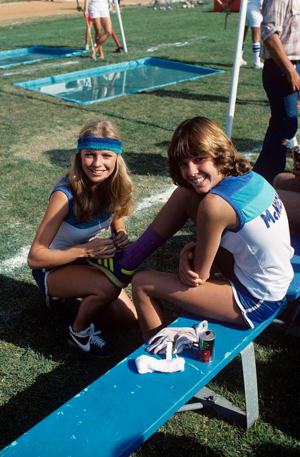 “Cheryl Ladd and Kristy McNichol at the 1977 Battle of The Network Stars.”